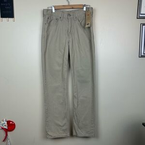 NWT Levi's Mens Khaki Straight Pants size 32 x 32